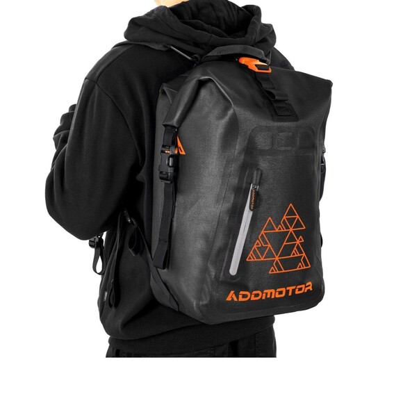 AddMotor Rear Bike Rack Backpack Black - Picture 2 of 12